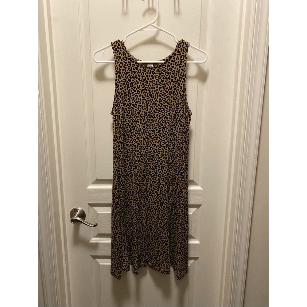 Old Navy Leopard Swing Dress